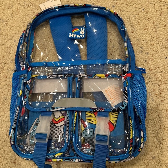 HTWO Blue boys‎ backpack NWT - Picture 1 of 5